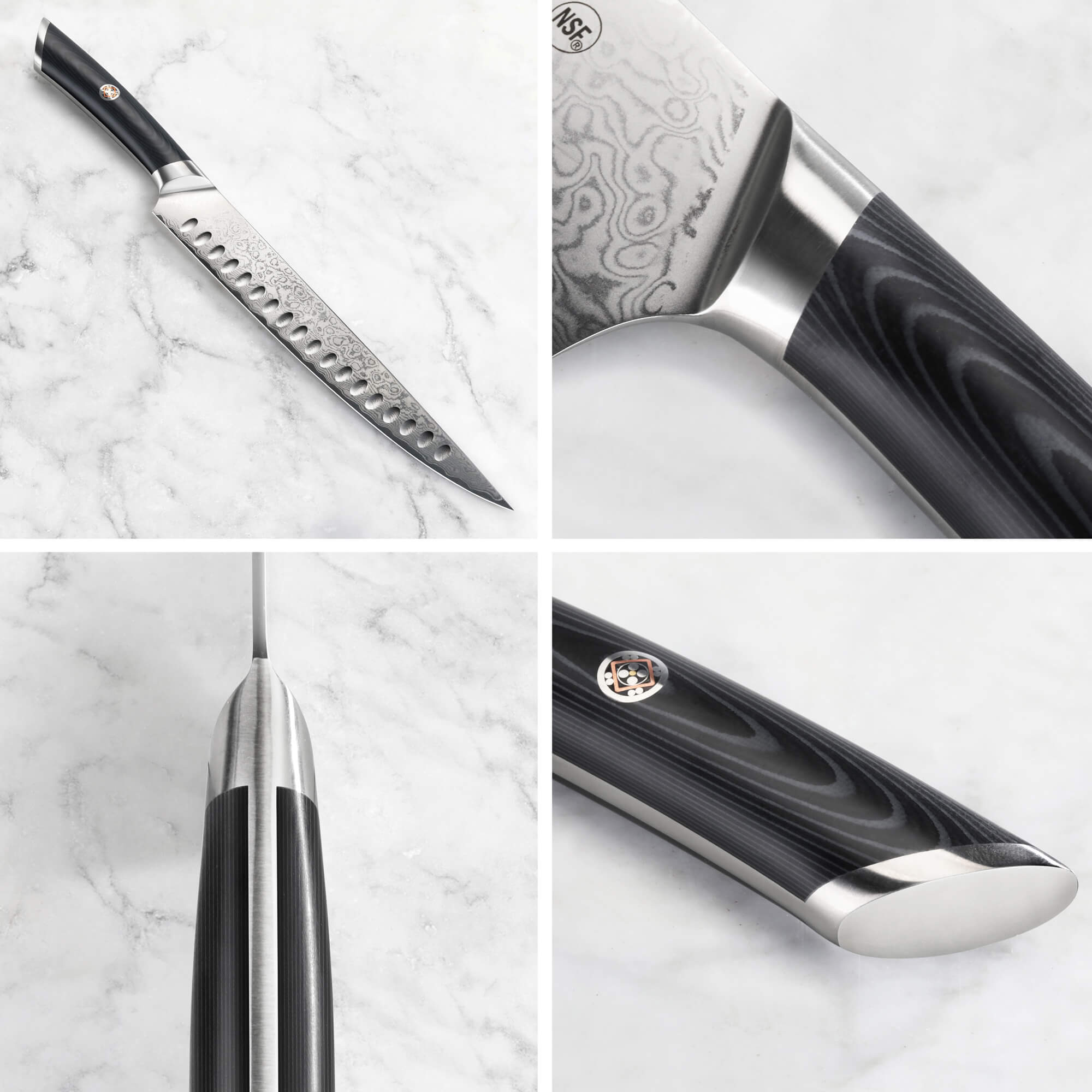 CANGSHAN® 2er - Tranchiermesser Set - KURO