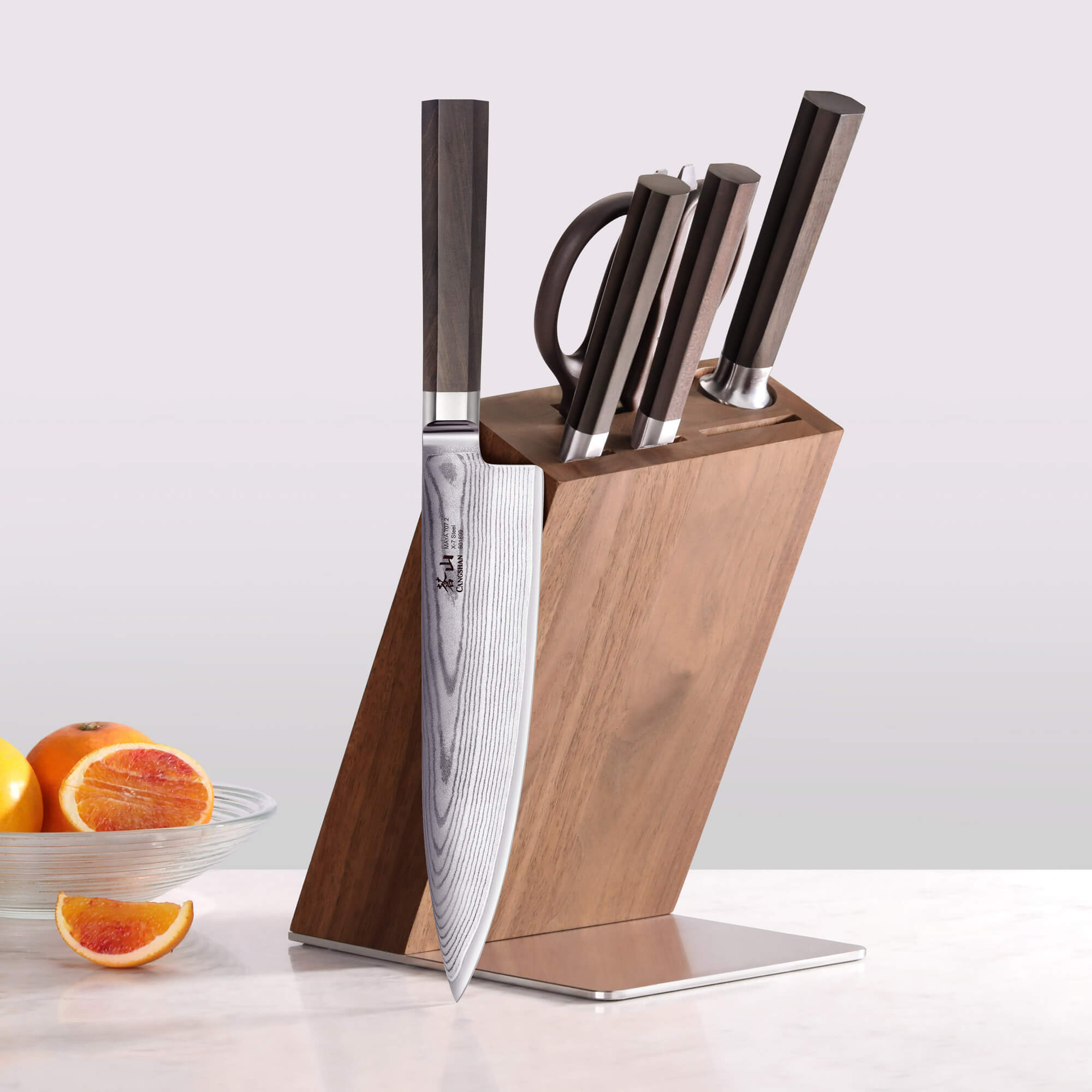 CANGSHAN 6‑teiliger Messerblock - MAYA