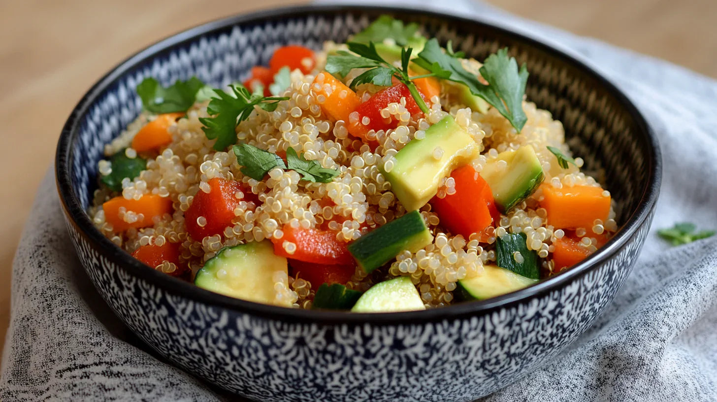 Gesunde Quinoa Bowl