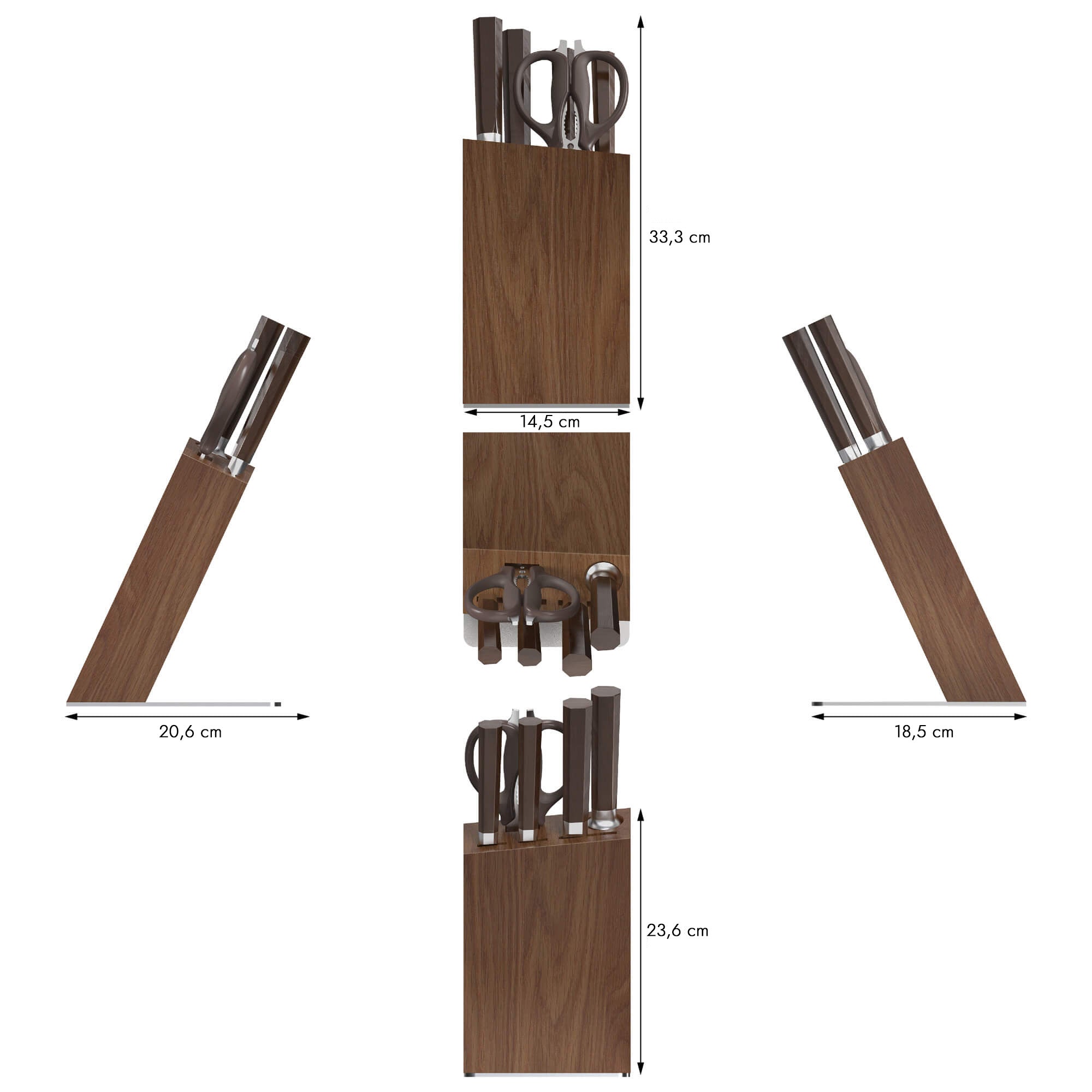 CANGSHAN® 6‑teiliger Messerblock - MAYA
